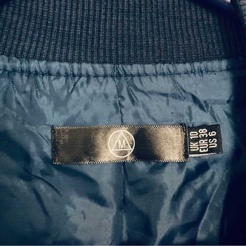 Blue Velvet Zip Front Jacket - image 3