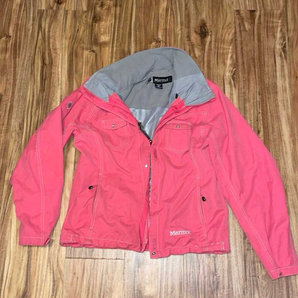 Marmot women’s size L 12 14 jacket coat ski pink … - image 1