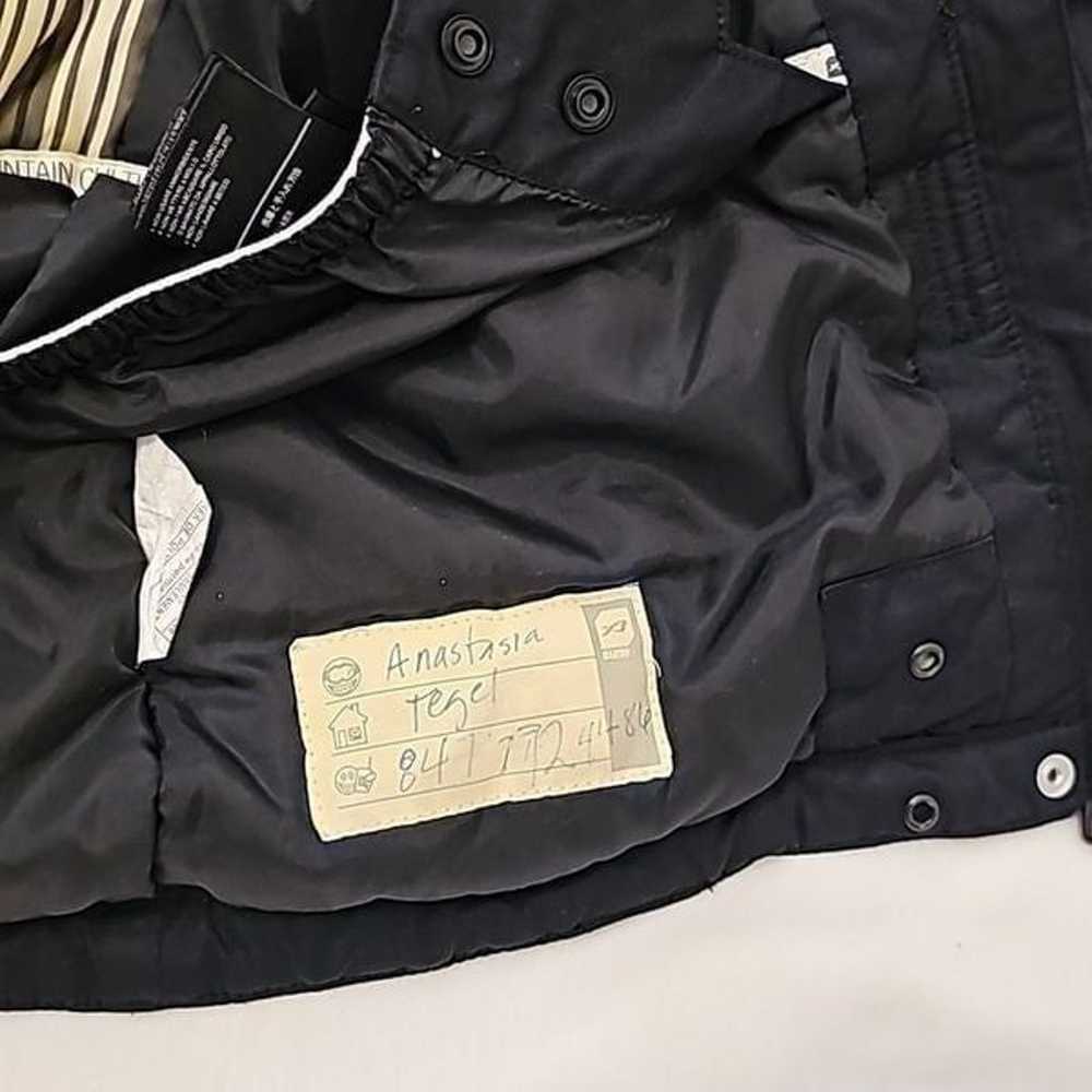 Orage boys Black Hooded Ski Jacket size medium. - image 7