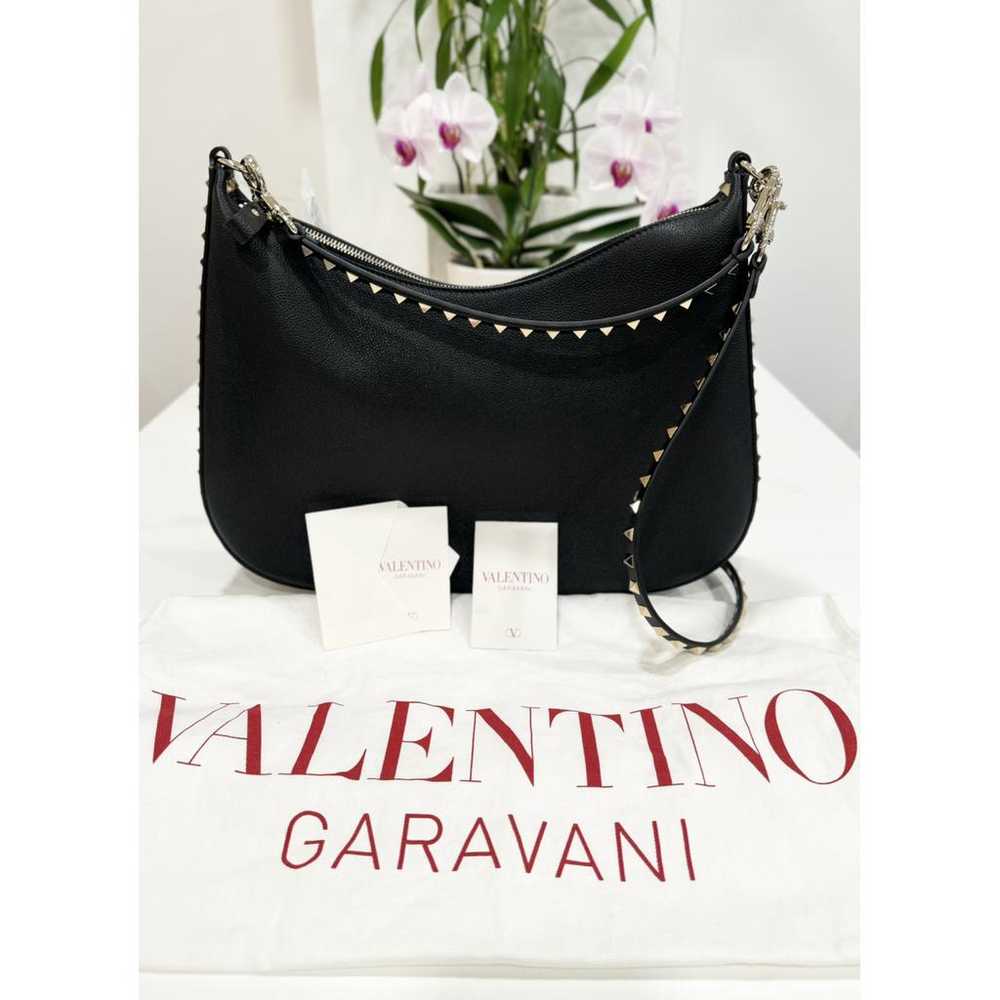 Valentino Garavani Rockstud Hobo leather handbag - image 2