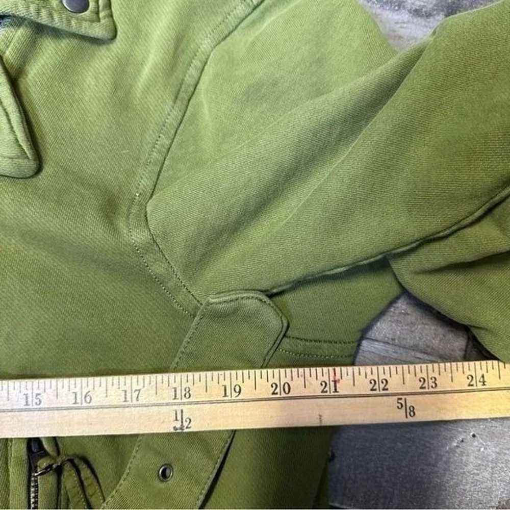 We the Free Rebel Knit Moto Jacket green oversize… - image 10