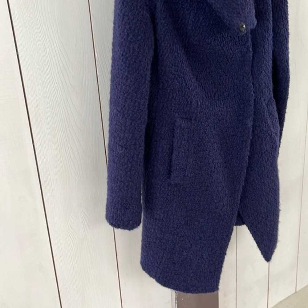 Dawn Levy Adelaide Boucle Wool Coat Navy Blue siz… - image 7