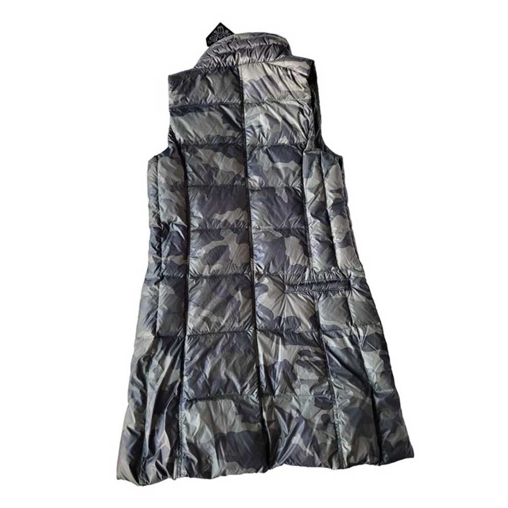 Anorak Long Down Packable Vest in Camo Size Small - image 8