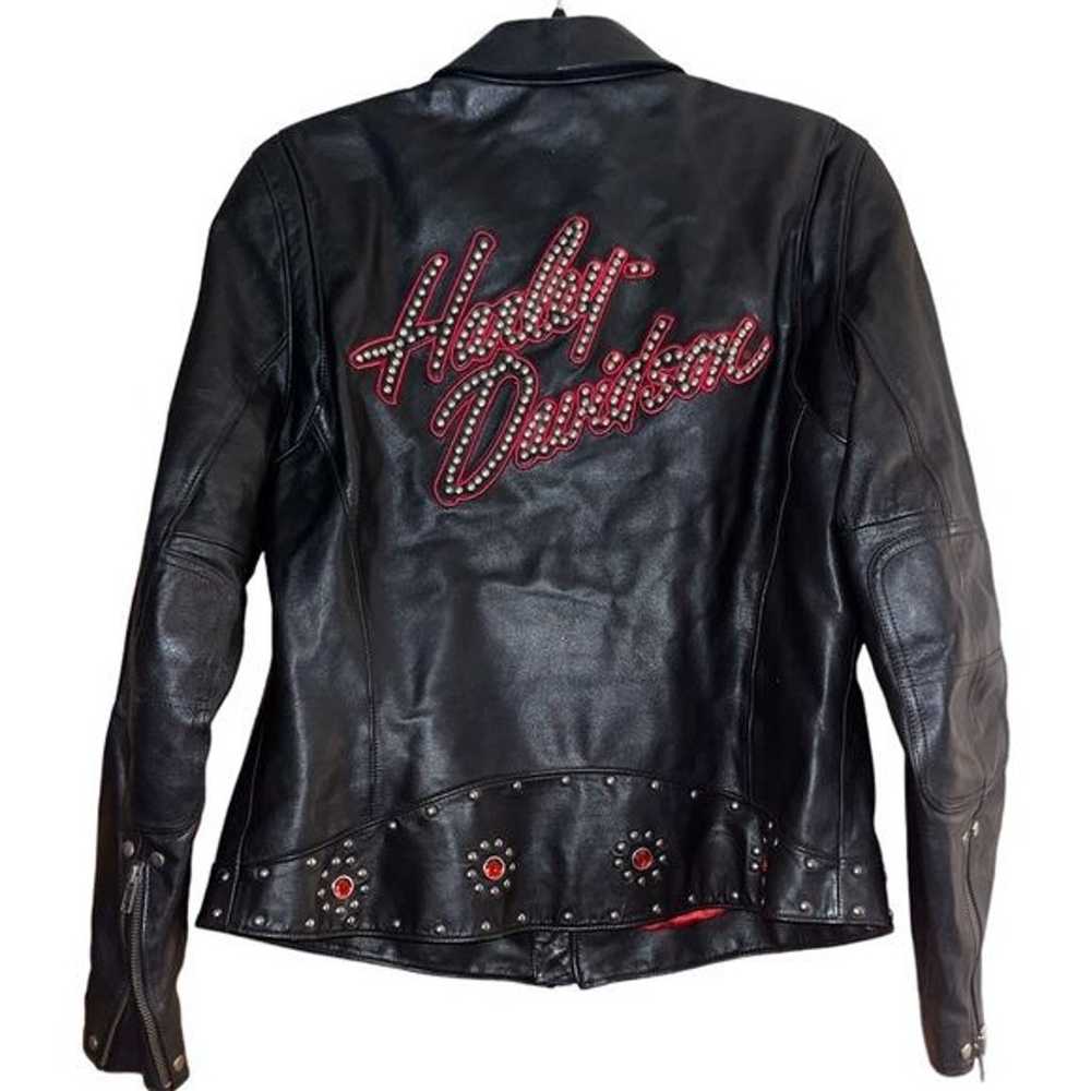Harley Davidson L studded leather jacket - image 2