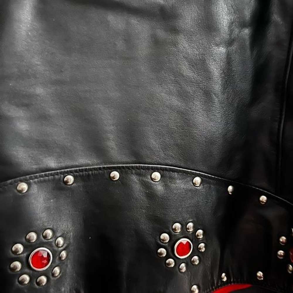 Harley Davidson L studded leather jacket - image 4