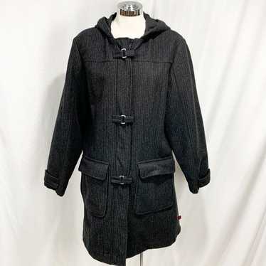 Woolrich Charcoal Gray Duffle Coat Medium
