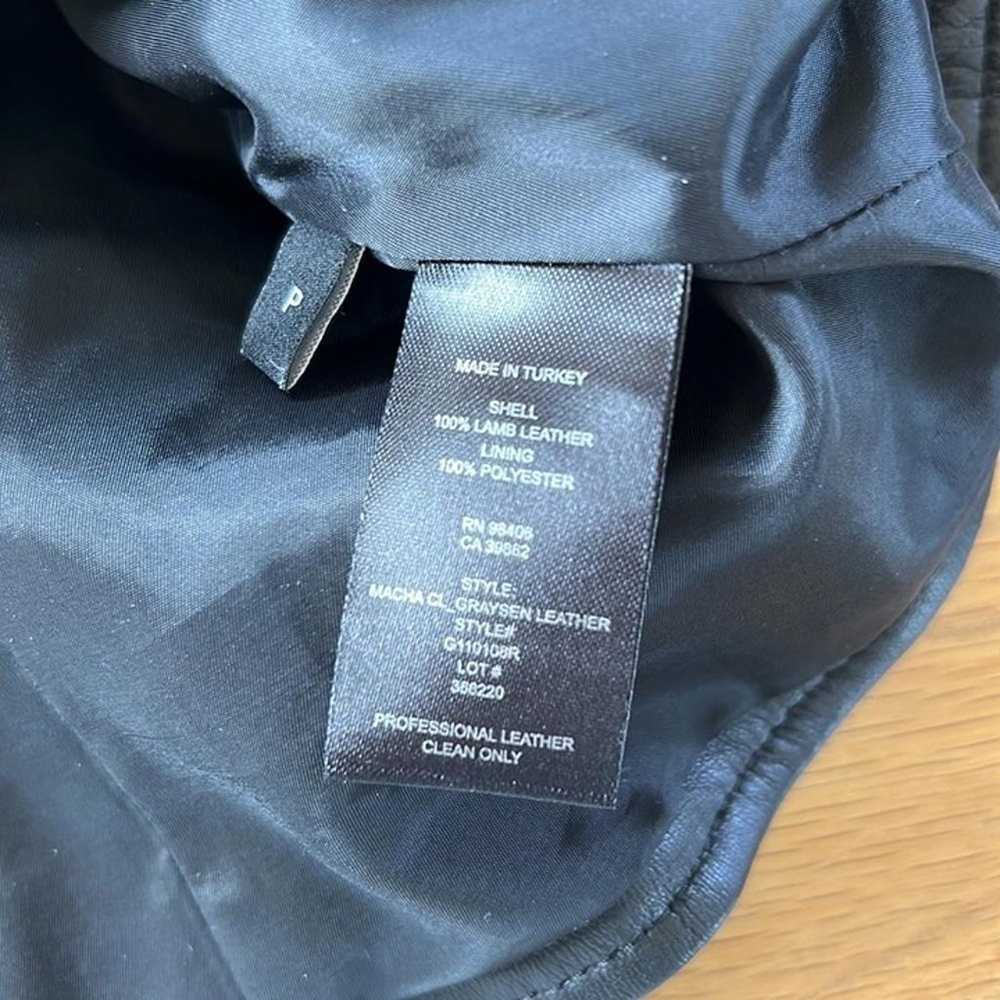 Theory Leather Jacket - Like New - image 3