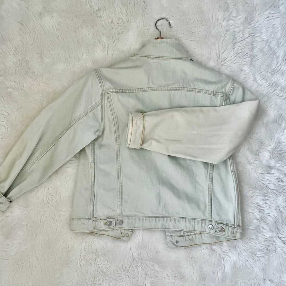Balenciaga Pre-Fall Scarf Collar Demin Jacket siz… - image 8