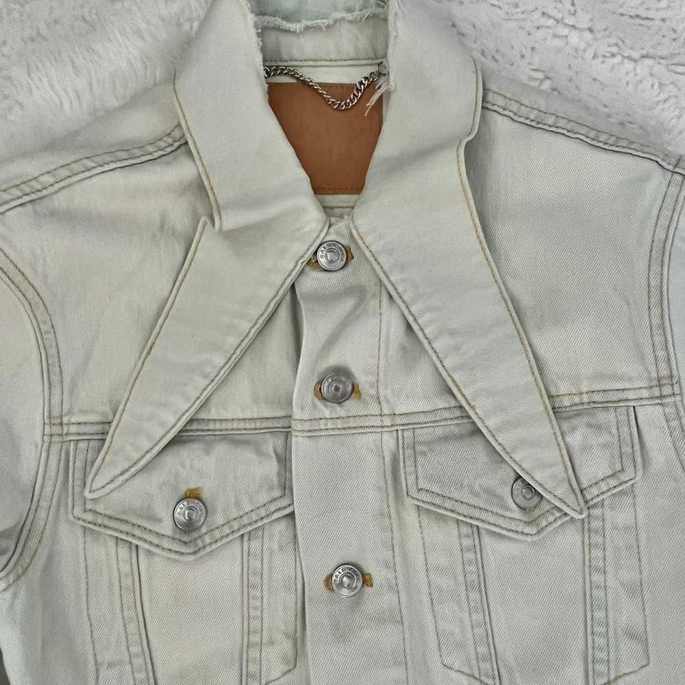 Balenciaga Pre-Fall Scarf Collar Demin Jacket siz… - image 9