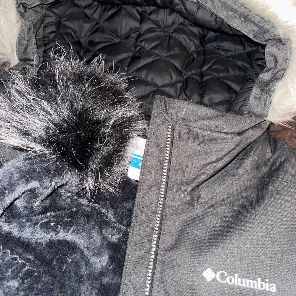 Women’s Colombia Omni-heat Gray Winter Jacket + H… - image 1