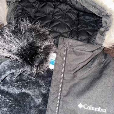 Women’s Colombia Omni-heat Gray Winter Jacket + H… - image 1