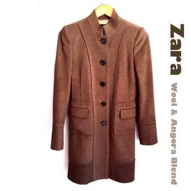 Zara Wool & Angora Blend Coat