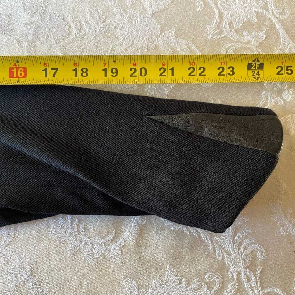 RAG & BONE Black Leather Jacket Asymmetrical Zipp… - image 12