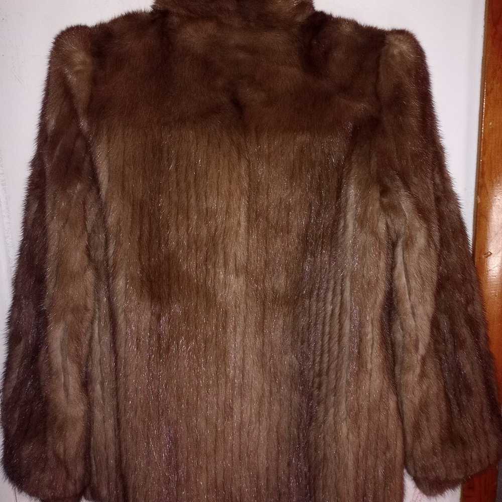 Saga mink fur coat - image 10
