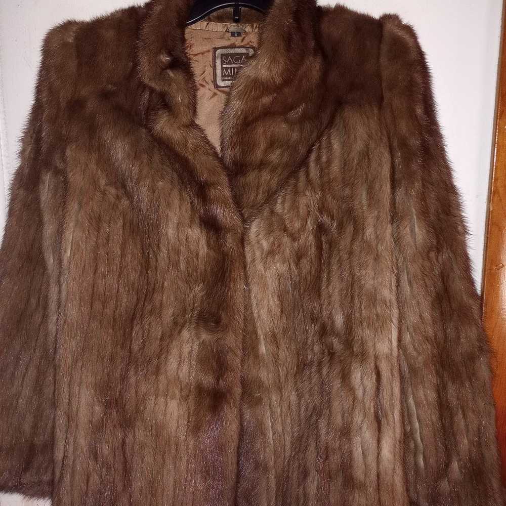 Saga mink fur coat - image 1