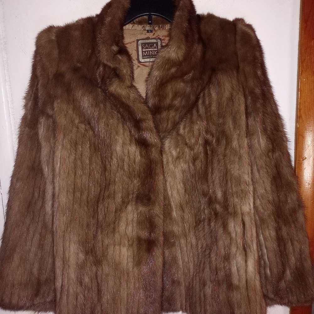 Saga mink fur coat - image 2
