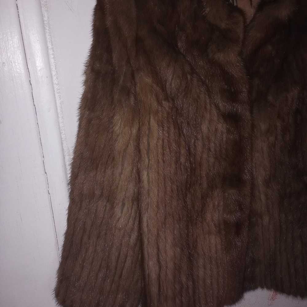 Saga mink fur coat - image 3