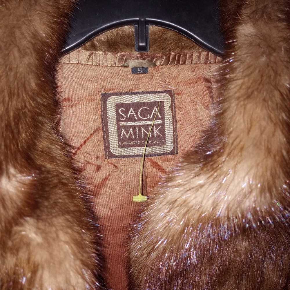 Saga mink fur coat - image 4