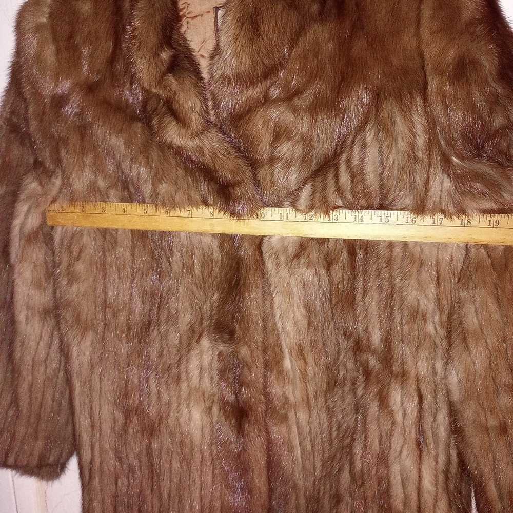 Saga mink fur coat - image 5