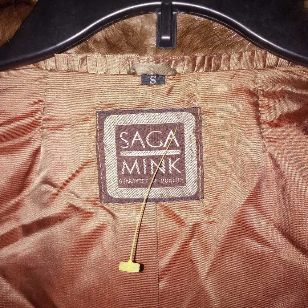 Saga mink fur coat - image 7