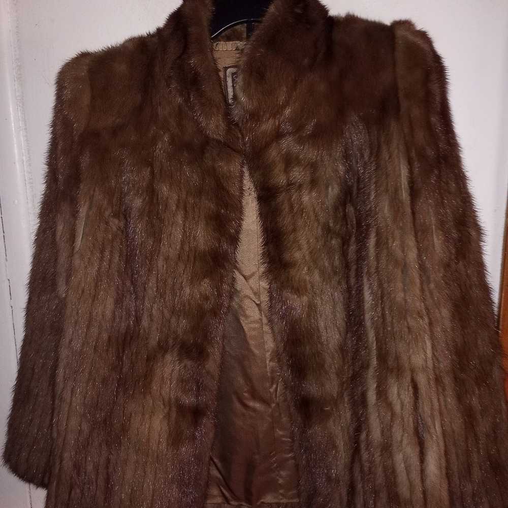 Saga mink fur coat - image 8