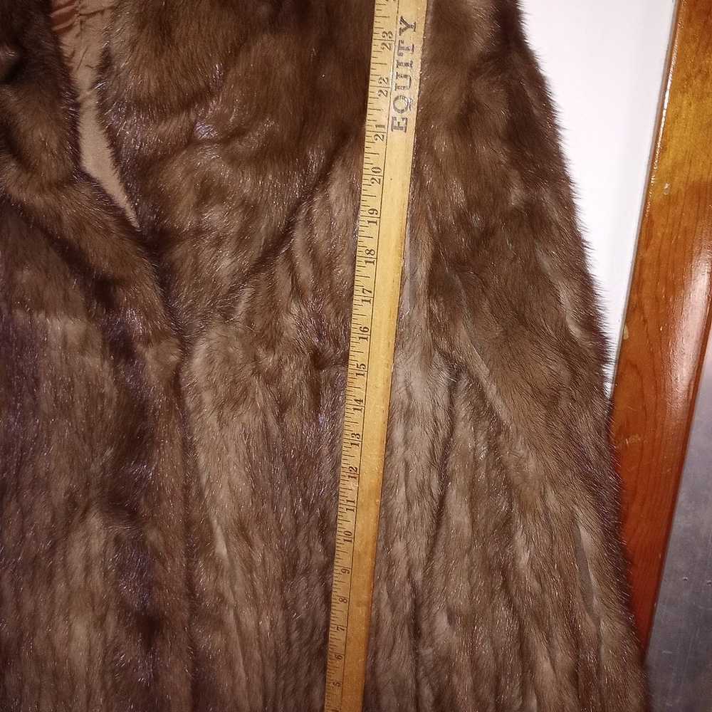 Saga mink fur coat - image 9
