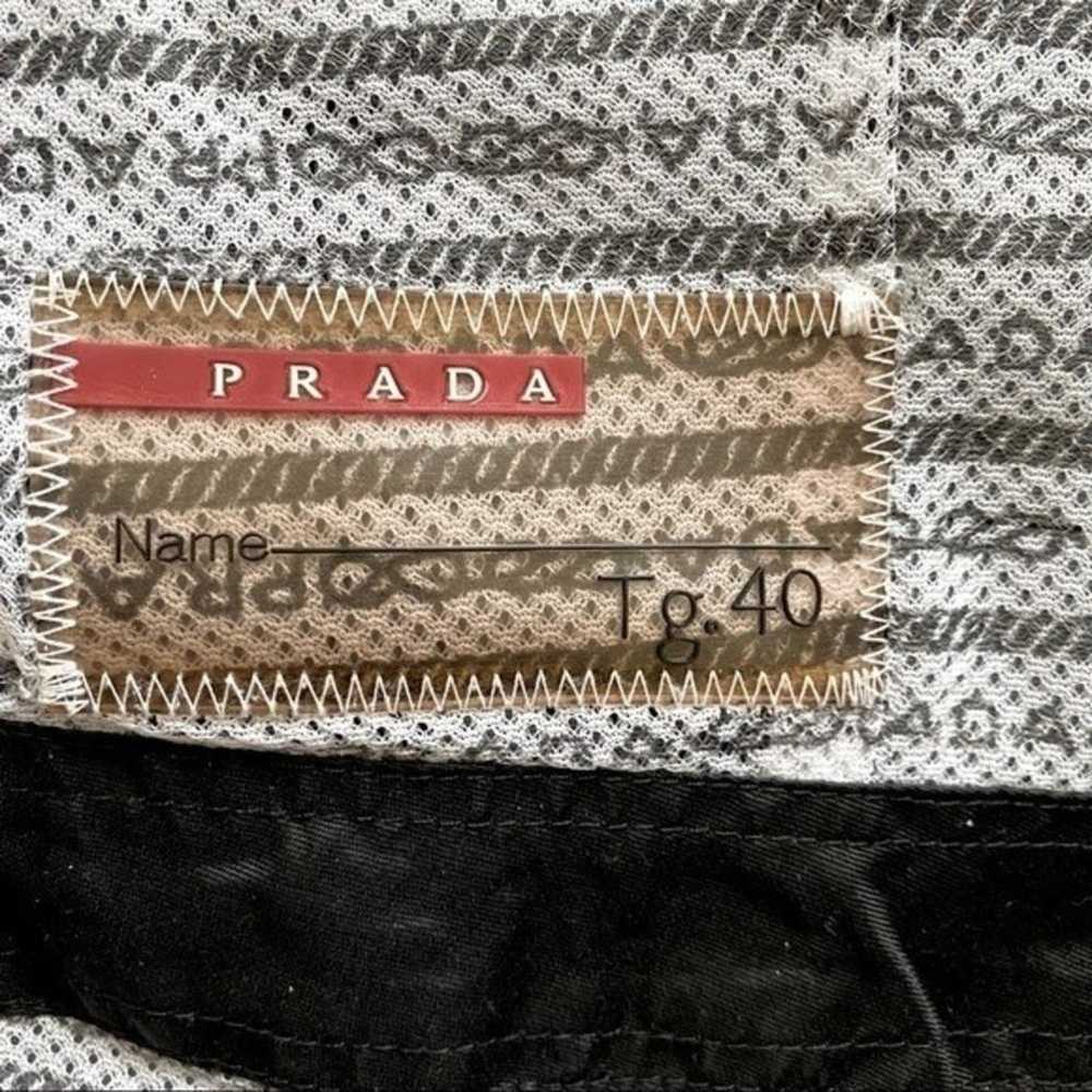 Prada Vintage Nylon Windbreaker Jacket Size S - image 9