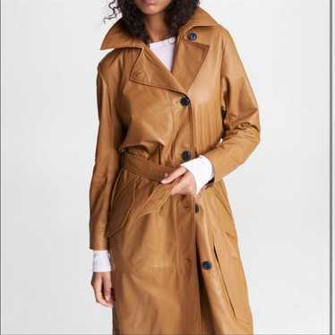 Rag and Bone Classic Leather Trench Coat - image 1