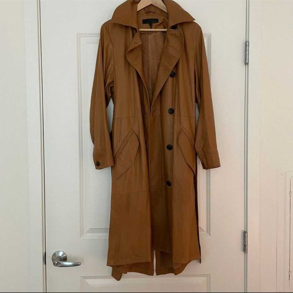 Rag and Bone Classic Leather Trench Coat - image 5