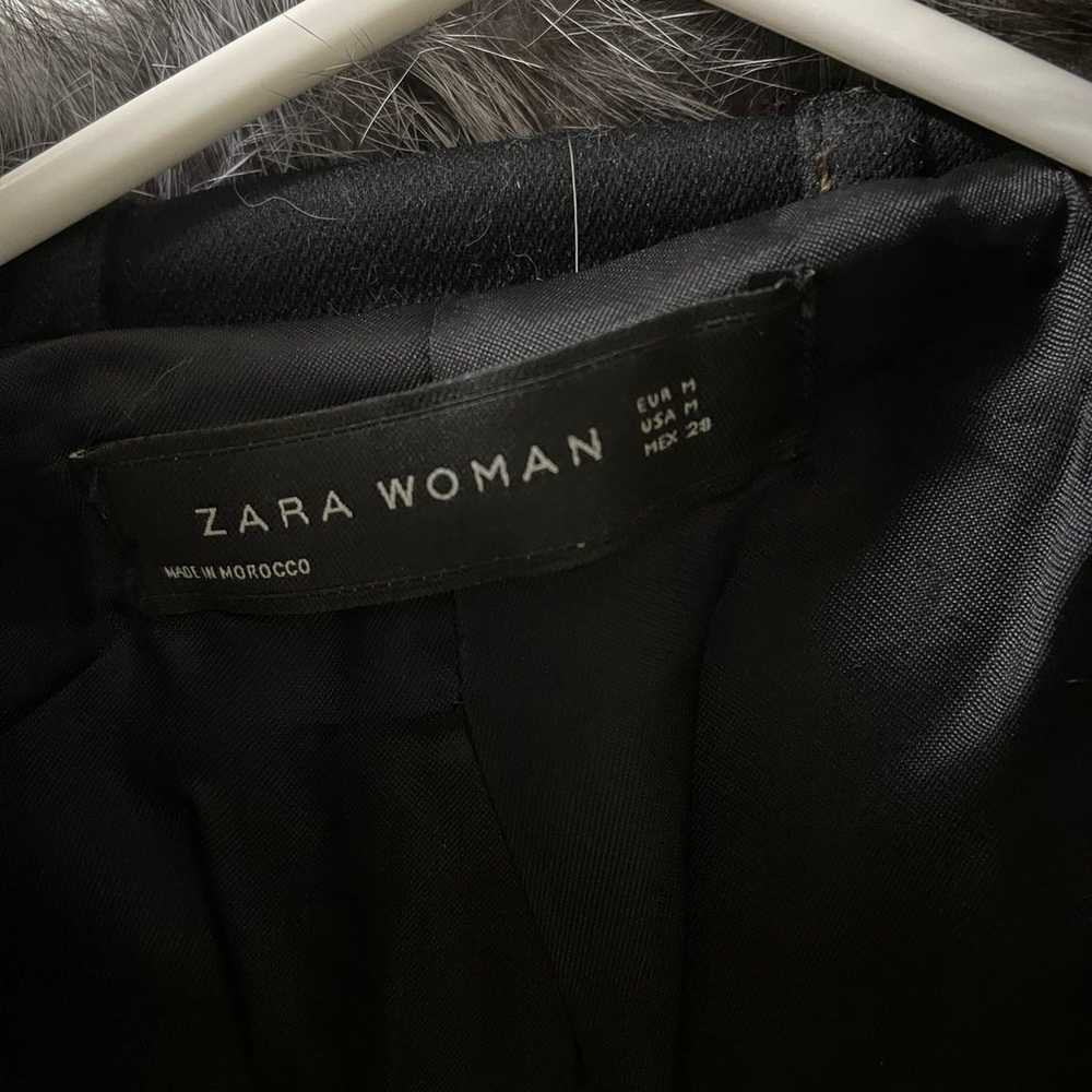 Zara jacket with silver fox trimmed hood - image 5