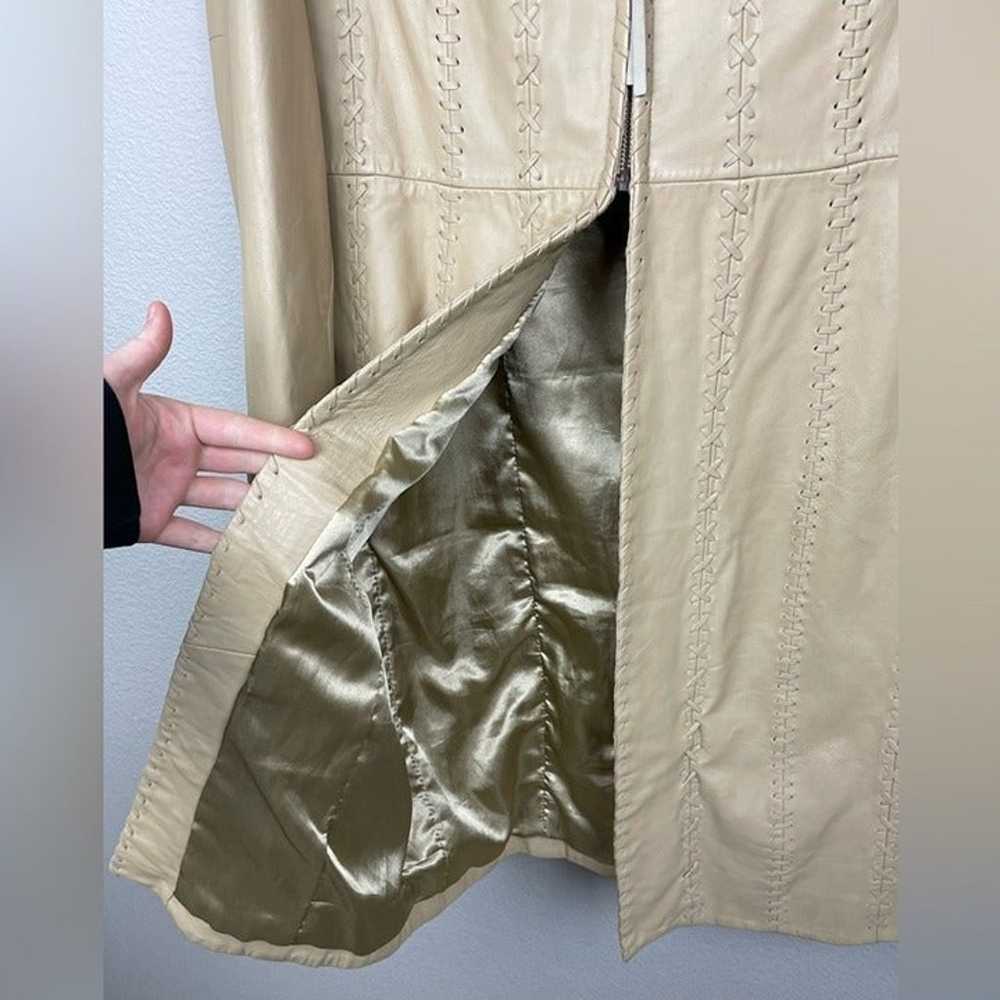 DOUBLE D RANCH Women's Medium 100% Leather Long C… - image 4
