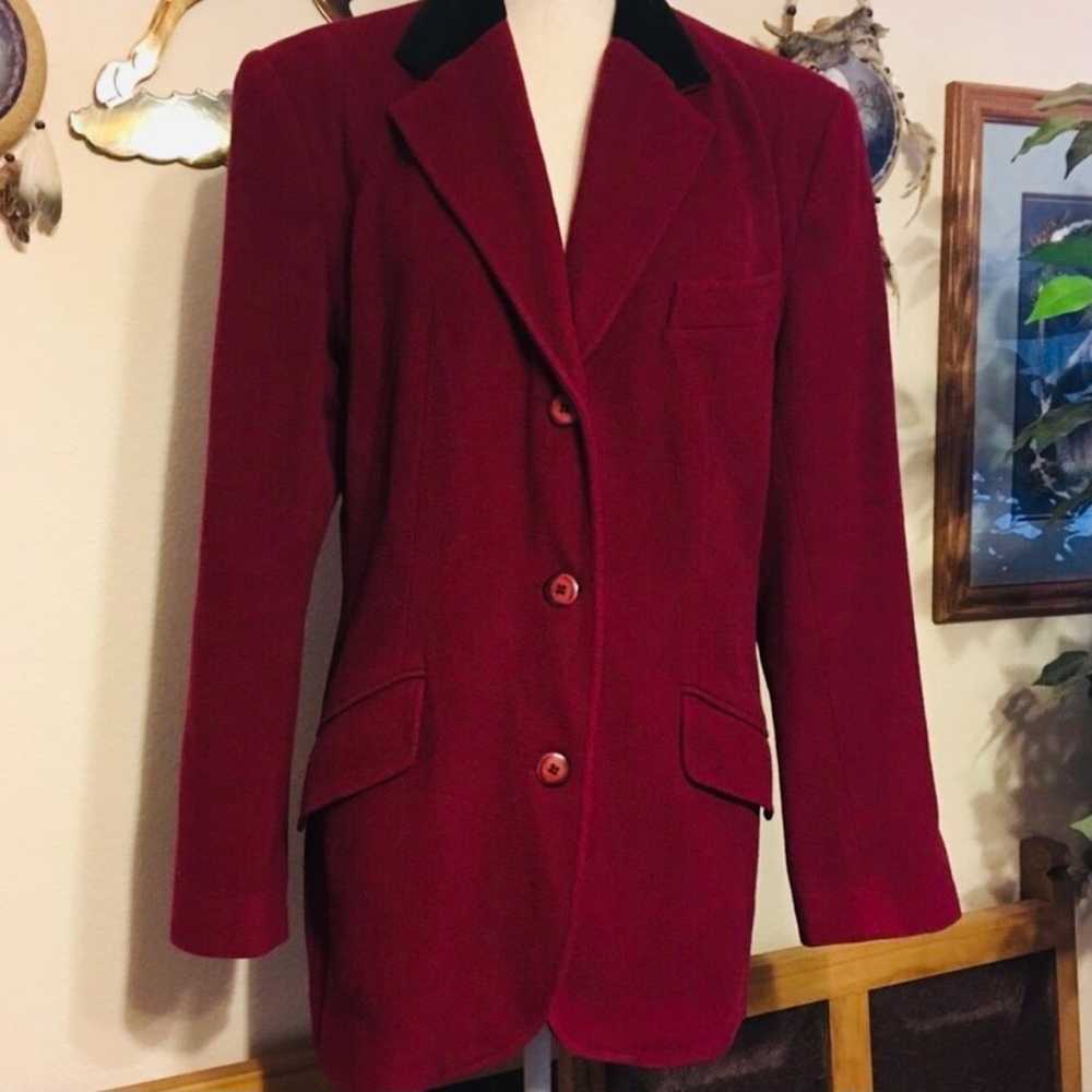 Vintage Toffs wool cashmere winter jacket coat - image 1