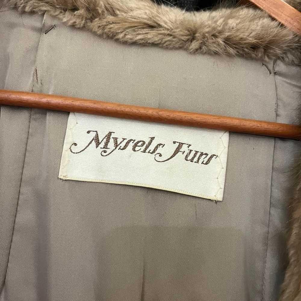 Mysels Furs Full Length Beaver Fur Womens L - image 5