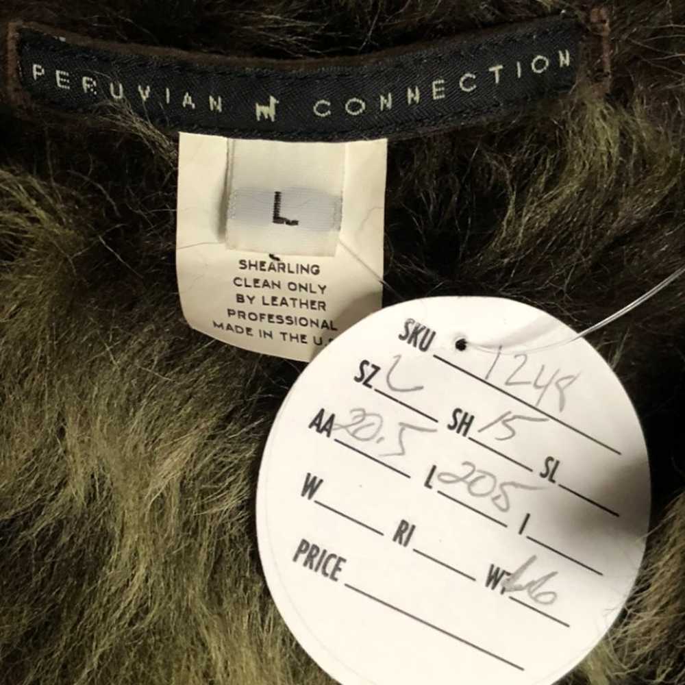 Peruvian Connection Vest Shearling Fur L - image 11
