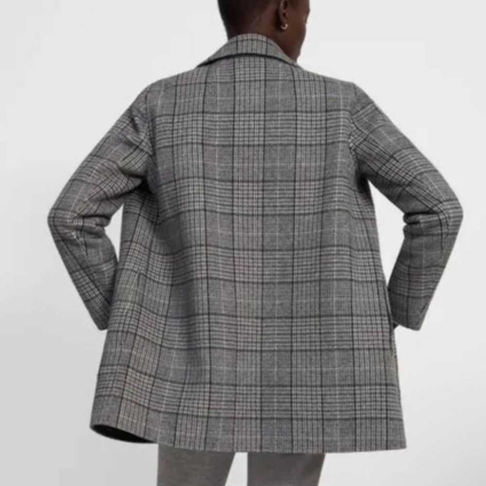 Theory Clairene Weston Wool Cashmere Blend Plaid … - image 2