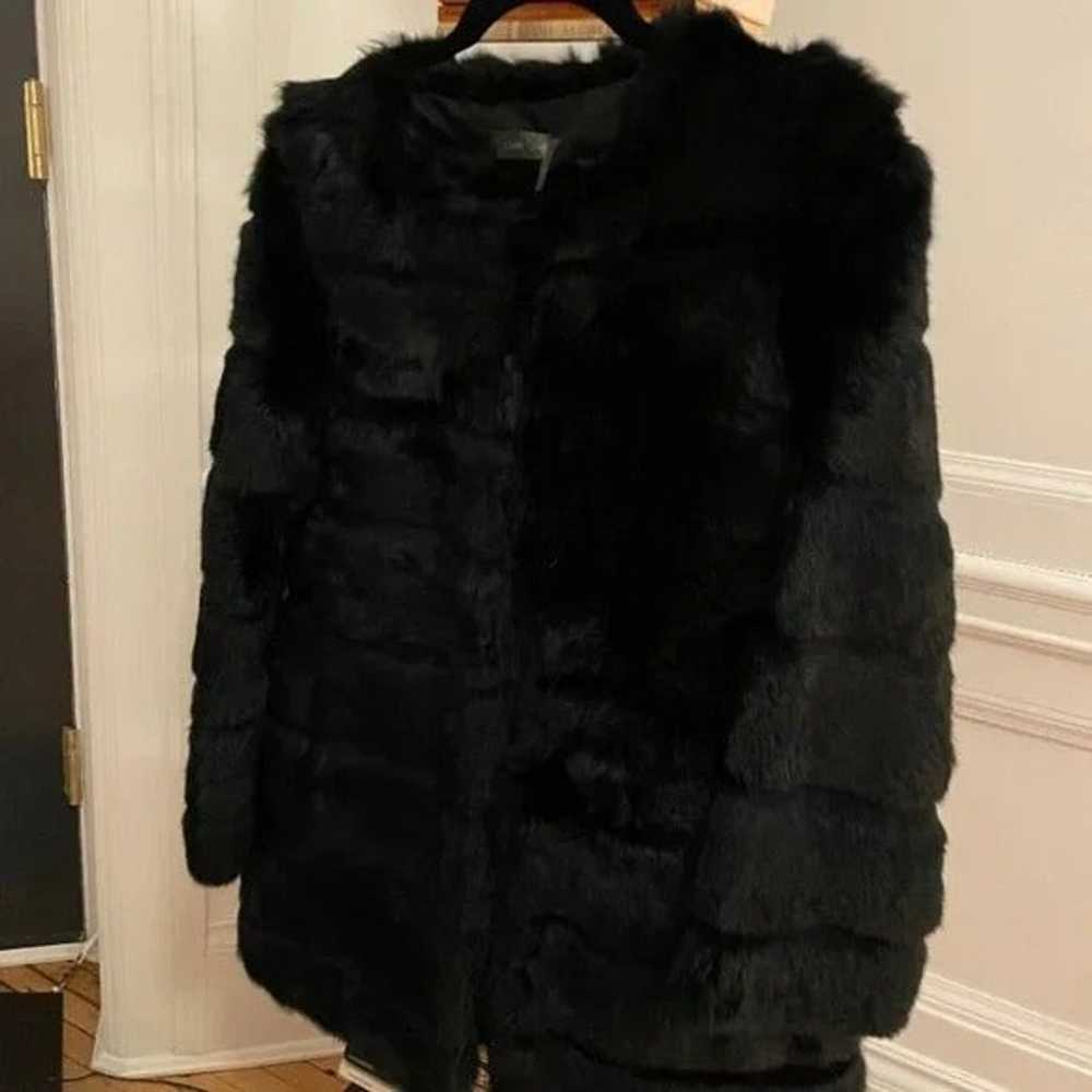Love Token Carved Genuine Fur Coat - image 1