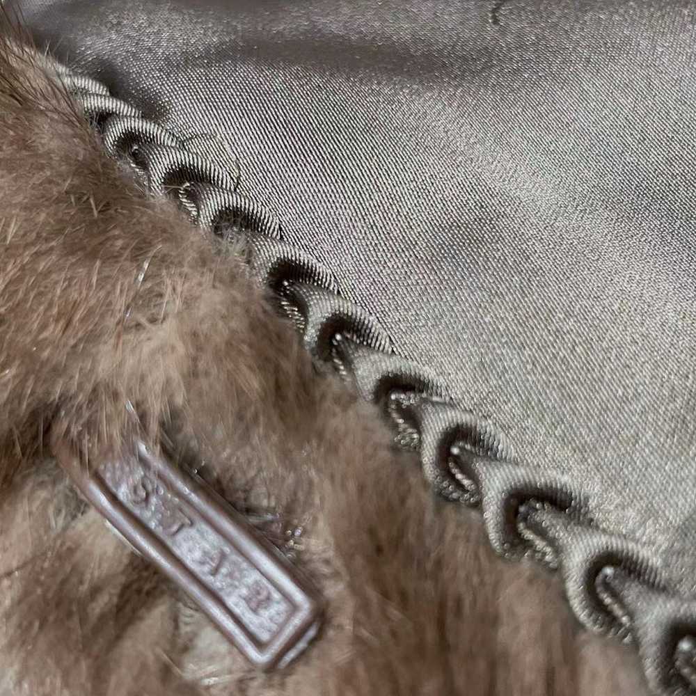 Petite Genuine Mink Fur Coat - image 8