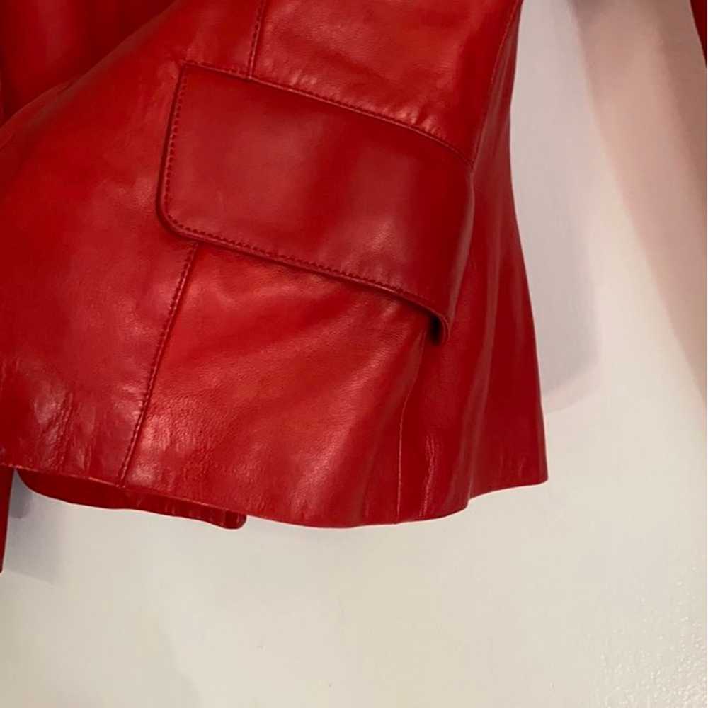 Leather Moto Jacket by Bruno Magli - image 3