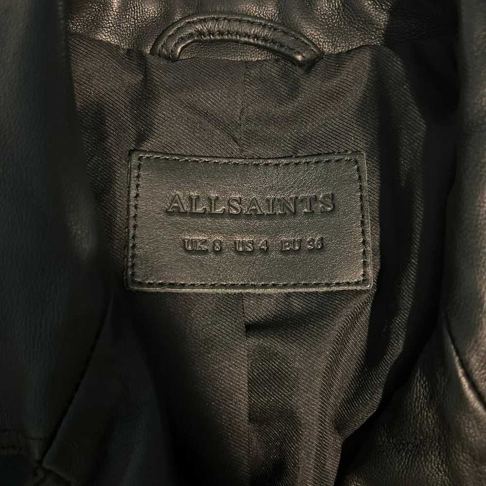 ALLSAINTS Estella Leather Biker Jacket - image 2