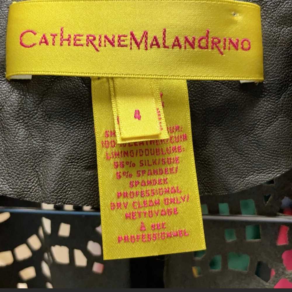 Catherine Malandrino Leather Jacket - image 2