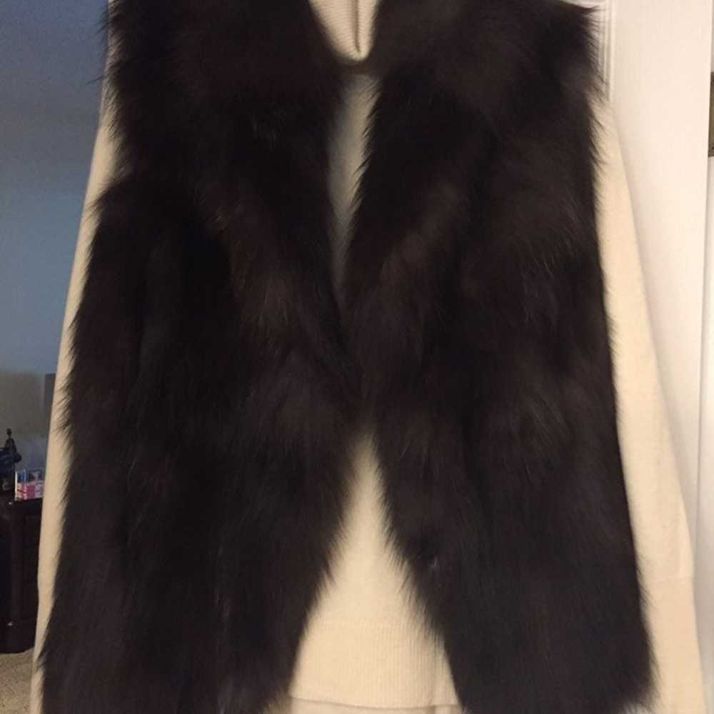 Antonio Melani fox Fur Vest - image 1