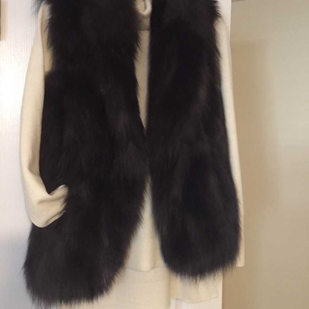 Antonio Melani fox Fur Vest - image 4