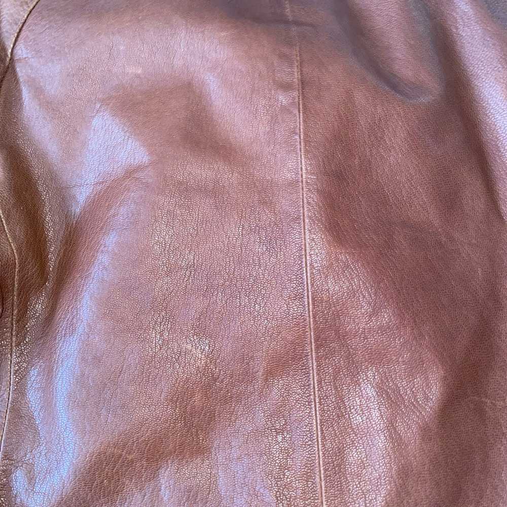 Veronica Beard Leather Motor Motorcycle Jacket Wo… - image 11