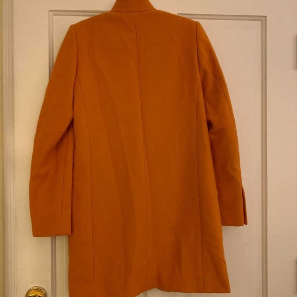 Stella McCartney Knee-Length Orange Coat - image 4