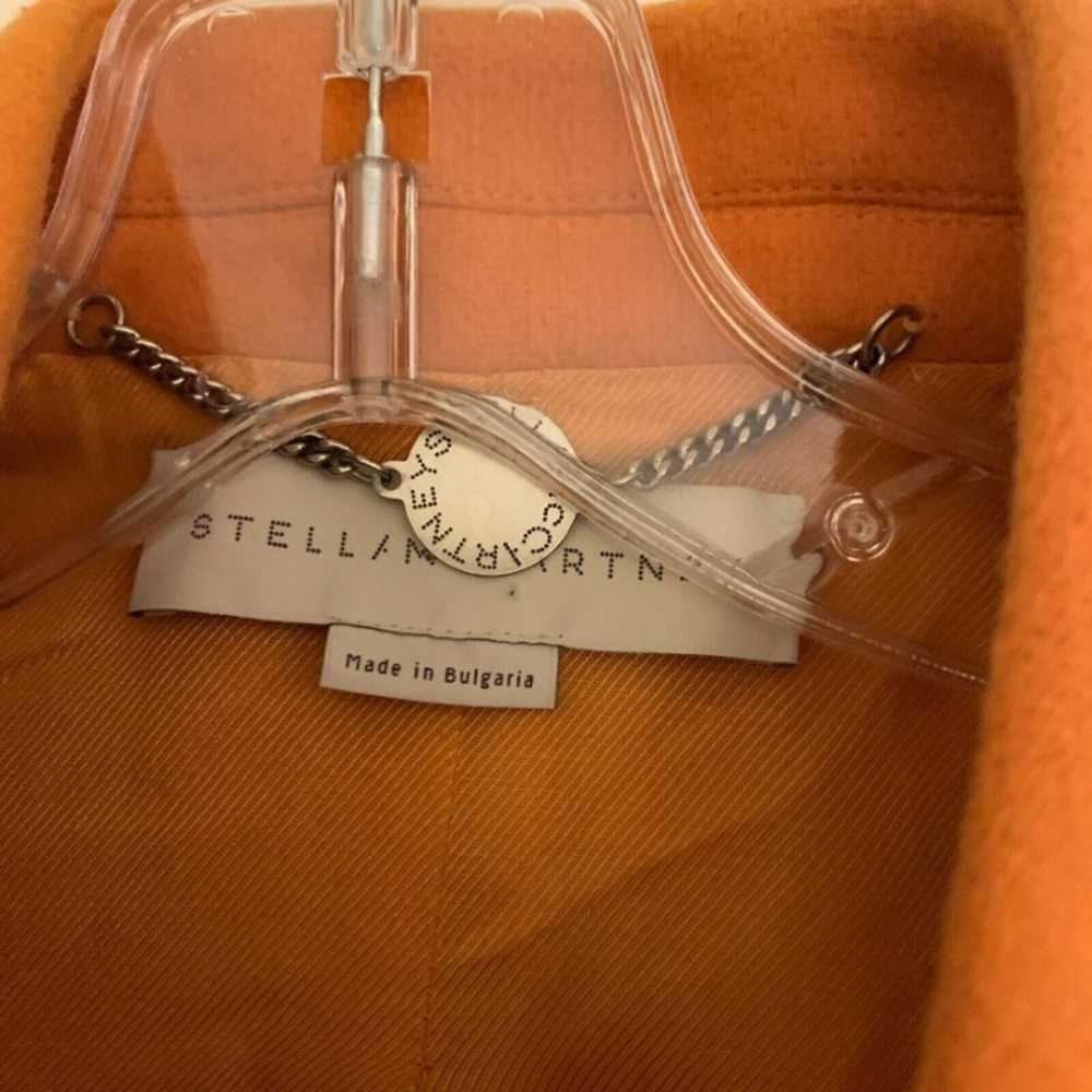 Stella McCartney Knee-Length Orange Coat - image 7