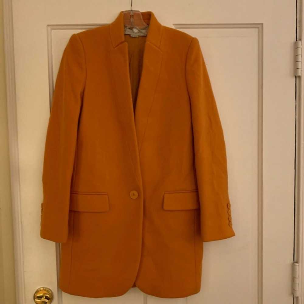 Stella McCartney Knee-Length Orange Coat - image 8
