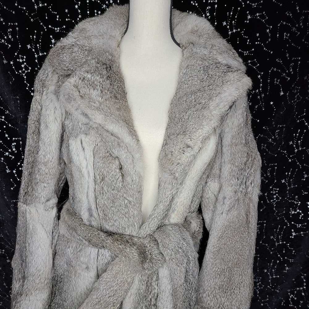 Vintage Genuine Rabbit Fur Coat - image 2