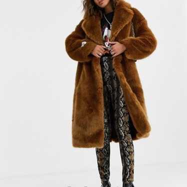 JAKKE Faux Mink Fur Coat