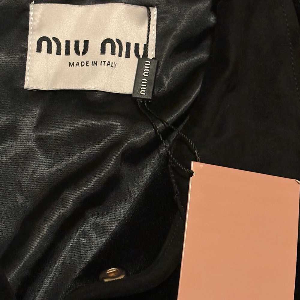 Miu Miu Black Velvet Jacket - image 2
