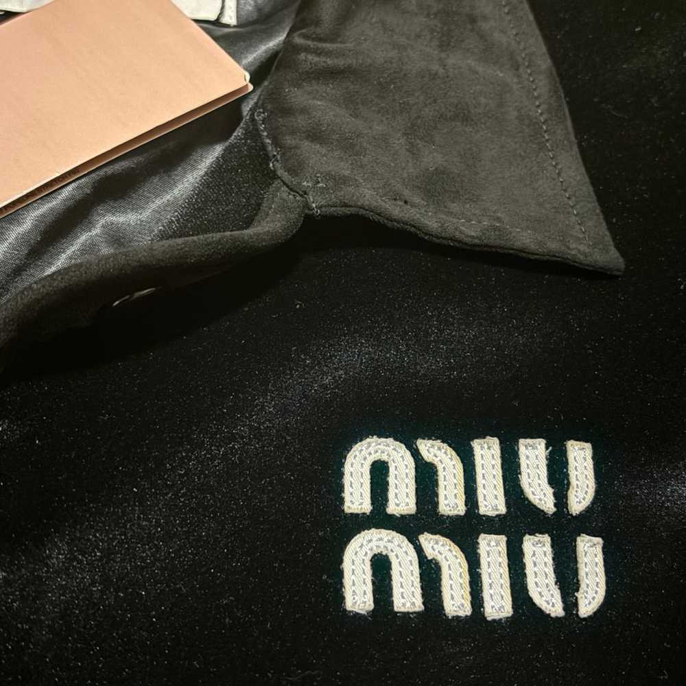 Miu Miu Black Velvet Jacket - image 3